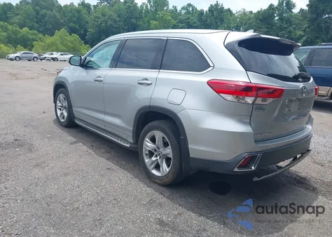 2019 Toyota Highlander Limited from USA, damaged, VIN 5TDYZRFH0KS353784